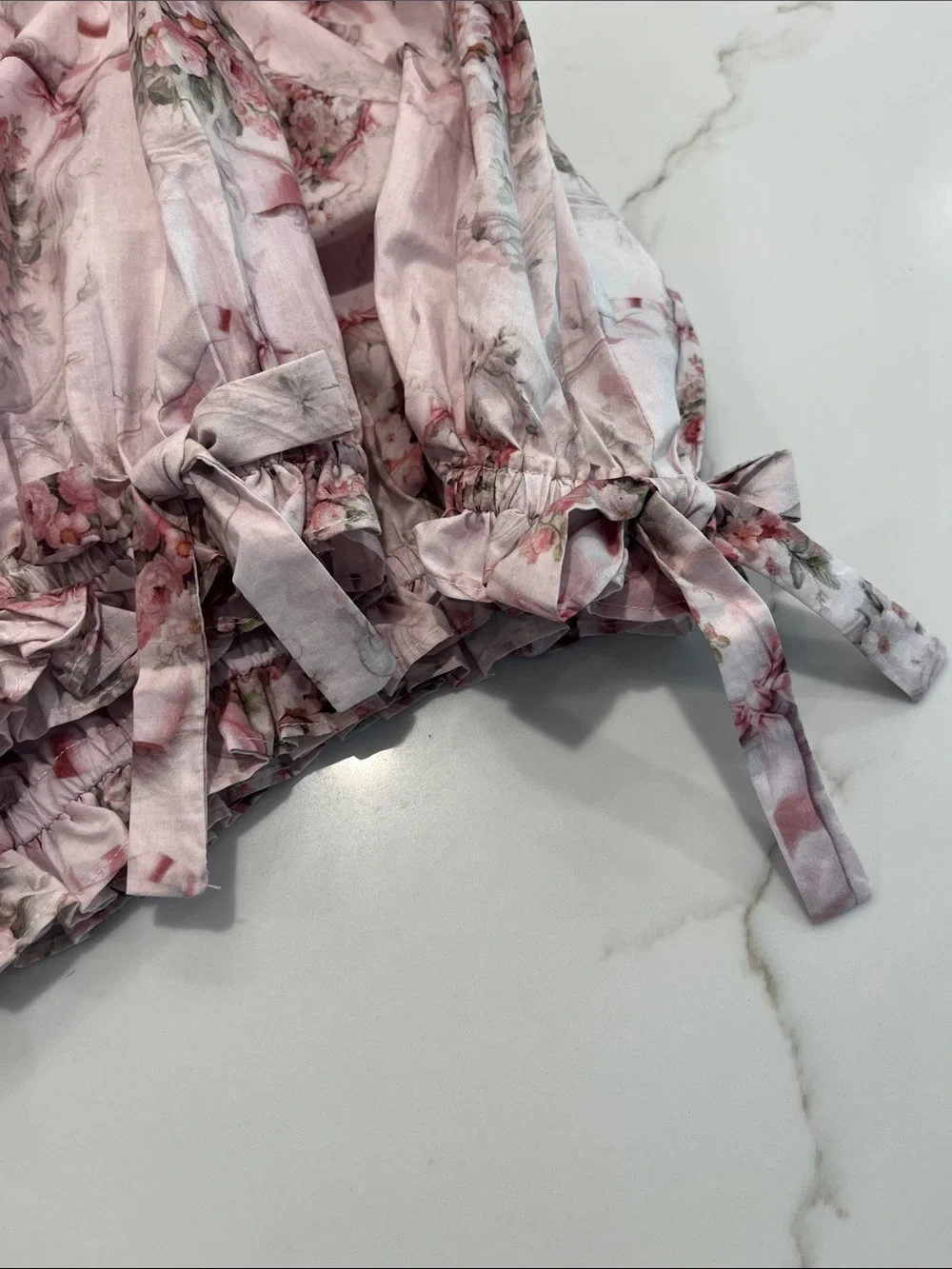 Selkie Secret Lover Day Bed Set 3X | Pink Rose Babydoll & Bloomers Loungewear - Picture 10 of 12